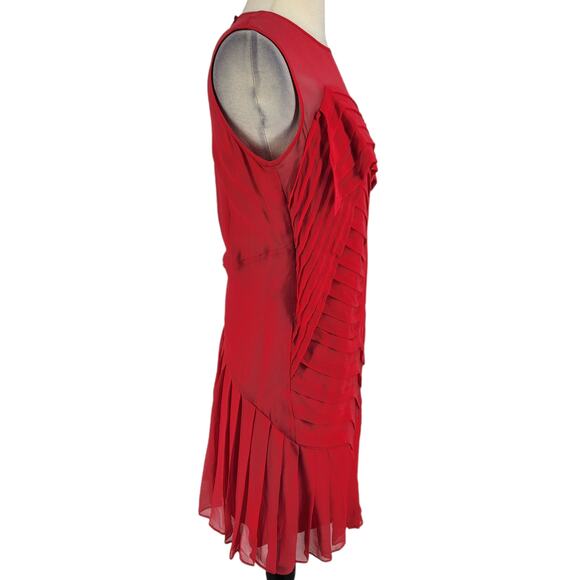 Nanette Lepore Pink Silk Mini Dress Size 2 - Picture 6 of 8